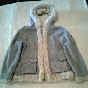 🌺 Girls Big Chill Fleece Lined Corduroy Coat